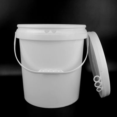Om 11,5 Duimdiameter Vijf Gallons Plastic Emmers 15,5 Duimhoogte