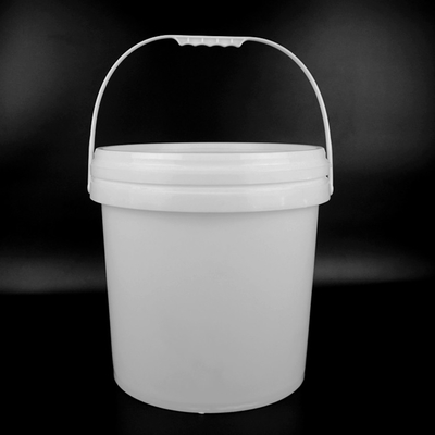 SGS Goedkeuring 18Kg om Witte Pail With Cover Durable Large-Capaciteit