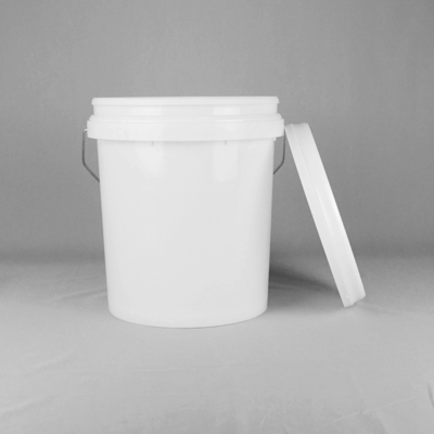 IML die 14L-Lijm etiketteren Geschilderde Plastic Emmer met Deksel en Handvat