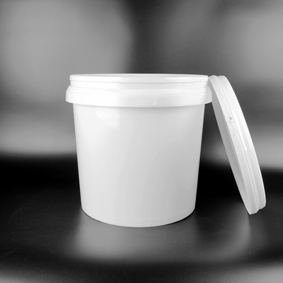 SGS Goedkeuring 18Kg om Witte Pail With Cover Durable Large-Capaciteit