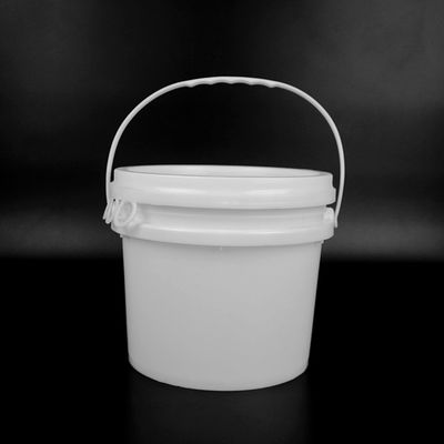1 gallon 19*17*17.2cm Rond Plastic Emmerwit met Plastic Handvat