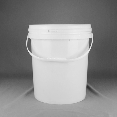 6 het Lekbewijs van gallon25l Wit Groot Rond Plastic Emmers voor Verf