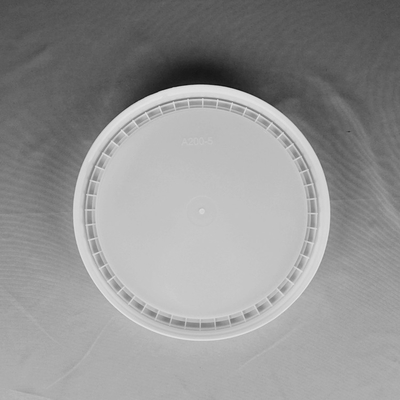 De witte Trommel van de Handvat Beschikbare Plastic Container