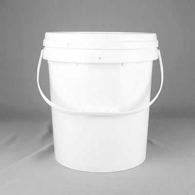 Opstapelbare 20 liter plastic of metalen emmers met UV-bestendige deksel
