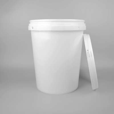 Witte Plastic de Verfemmer van het 4 Gallonpolypropyleen met Deksel