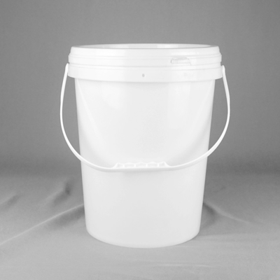 Witte Plastic de Verfemmer van het 4 Gallonpolypropyleen met Deksel