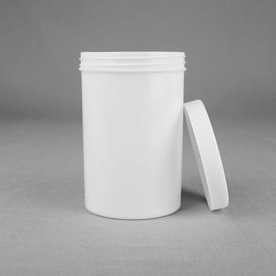 500ml chemische poeder plastic verpakkende kruik met deksel