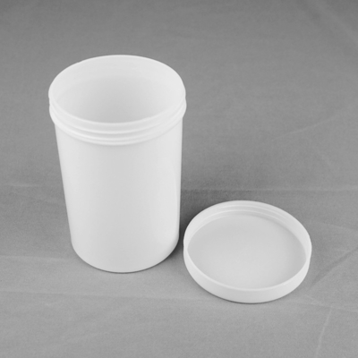500ml chemische poeder plastic verpakkende kruik met deksel