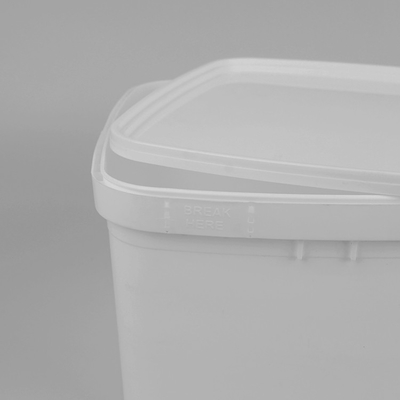 3 liter Transparante Rechthoekige Plastic Emmer met ISO9001