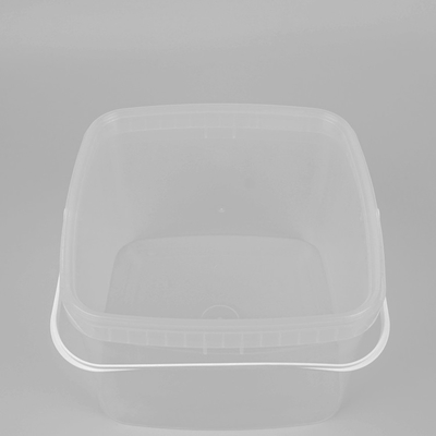 3 liter Transparante Rechthoekige Plastic Emmer met ISO9001