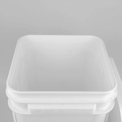 5 gallon20l Vierkante Rode Pail Food Grade Pp Large Plastic Emmers met Deksel