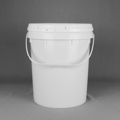 Witte 22L Plastic Verf Pail With Lid van 5 Gallon de Plastic Emmers