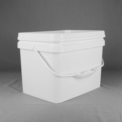 10L Toy Plastic Packaging Bucket Rectangular-Handvat met Deksel