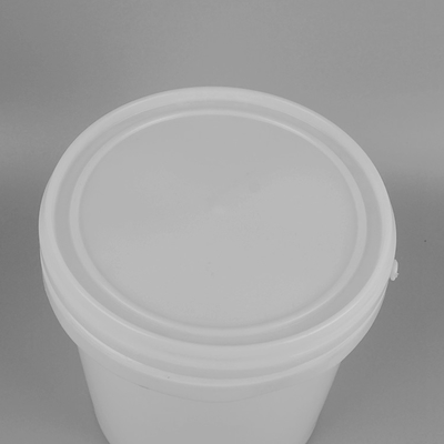 Aangepaste Plastic Verfemmer 5L/Litre pp Pail White Round Plastic Barrel