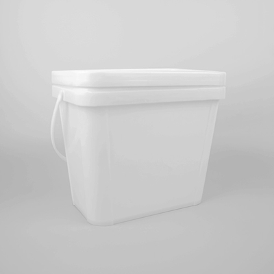 ISO9001 certificatie 1,5 Gallon6l Vierkante Plastic Emmer voor Overzees Voedsel