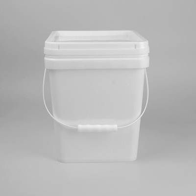 De in het groot Douane drukte 20 Liter Zwarte Vierkante Plastic Emmer met Deksel