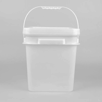 De in het groot Douane drukte 20 Liter Zwarte Vierkante Plastic Emmer met Deksel