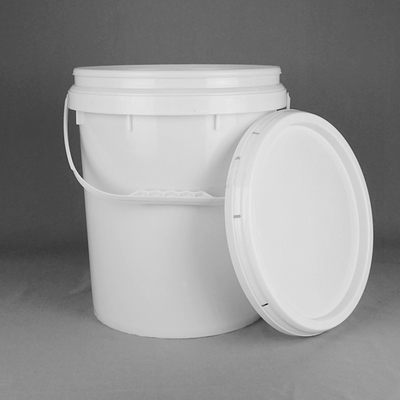 Witte 22L Plastic Verf Pail With Lid van 5 Gallon de Plastic Emmers