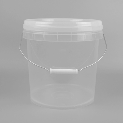 de Transparante Plastic Verpakkende die Emmer van 1L 5L 10L met Deksel en Handvat wordt aangepast
