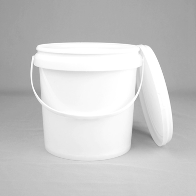 Voedsel Veilige 1L 33oz Kleine Zwarte Plastic Emmers voor Roomijs