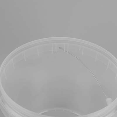 de Transparante Plastic Verpakkende die Emmer van 1L 5L 10L met Deksel en Handvat wordt aangepast