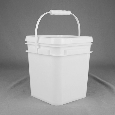 De witte Rechthoekige Hitte Transferprinting van de 5 Liter Plastic Emmer