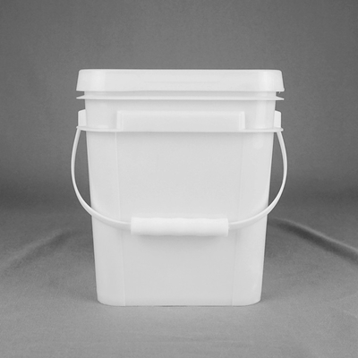 De witte Rechthoekige Hitte Transferprinting van de 5 Liter Plastic Emmer