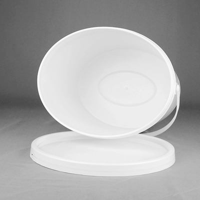 1 gallon het Roomijs van de 2 Gallon Ovale Plastic Emmer Verpakking met Dekselhandvat