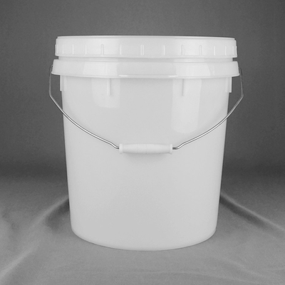 Decoratieve Deklaag Plastic Verpakkende Emmer met Deksel en Handvat