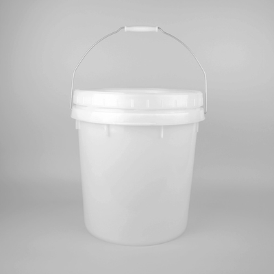 Decoratieve Deklaag Plastic Verpakkende Emmer met Deksel en Handvat