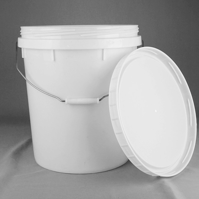 De ronde Plastic Witte Emmer van de Verfemmer 25L
