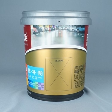 20 de liter Gray Plastic Paint Bucket With giet Spuiten en Deksel
