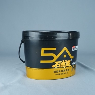 20L de ovale Plastic Emmers van Emmer Lege 5 Gallons met de Druk van het Dekselsscherm
