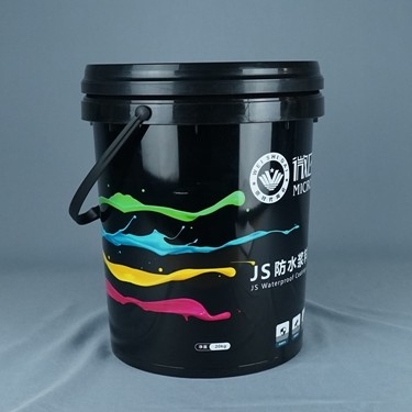 Verf om Plastic Emmers 20L met Deksel en Handvat
