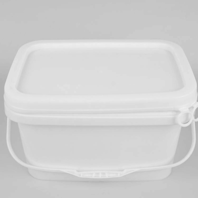5L pp-Rechthoekige de Emmer Witte Vierkante Plastic Emmers van de Hulpmiddelopslag