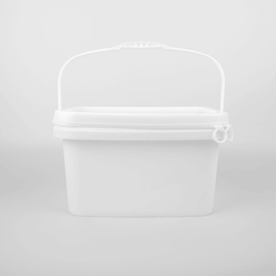 5L pp-Rechthoekige de Emmer Witte Vierkante Plastic Emmers van de Hulpmiddelopslag