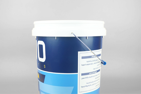 De Verfemmer van de voedselrang 20L het Schermdruk van 5 Gallon Witte Emmers