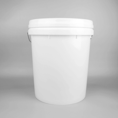 De witte Ronde Lege Emmer van de 20 Liter Plastic Verf voor Verf