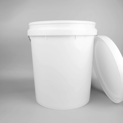 De witte Ronde Lege Emmer van de 20 Liter Plastic Verf voor Verf