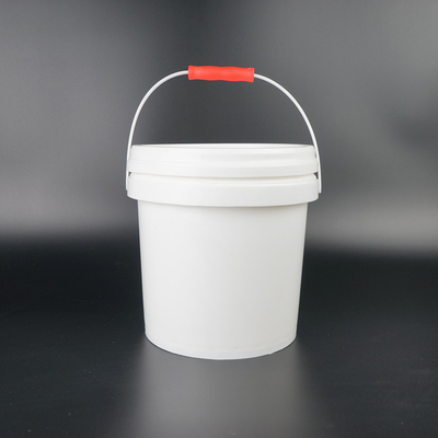 PP/HDPE plastic voedsel emmer handvat verkrijgbaar Wit met deksel