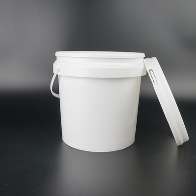 PP/HDPE plastic voedsel emmer handvat verkrijgbaar Wit met deksel